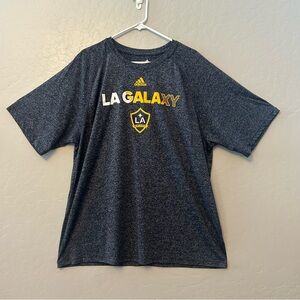 Adidas Climalite MLS LA Galaxy soccer short sleeve T-shirt size XL